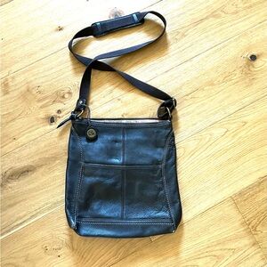 The Sak Black Crossbody Bag with Sleek Design